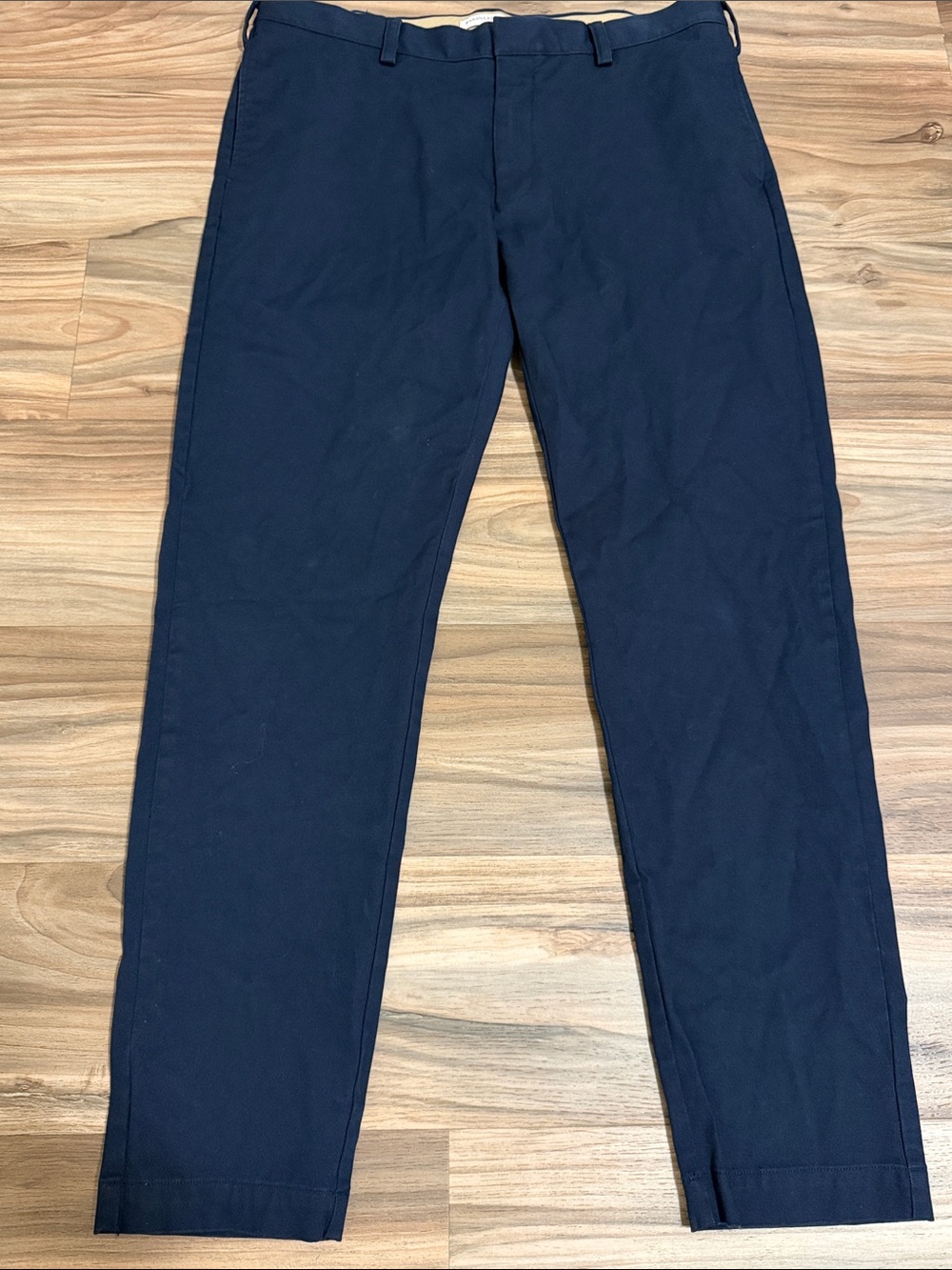Banana Republic Men’s Straight Italian Stretch Chino Pants Navy 38x34 Preppy